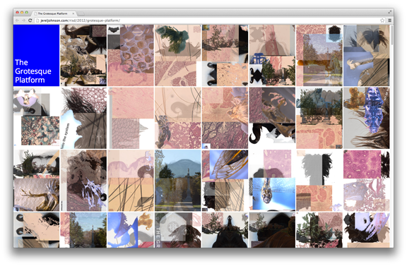 Grotesque Platform landing page