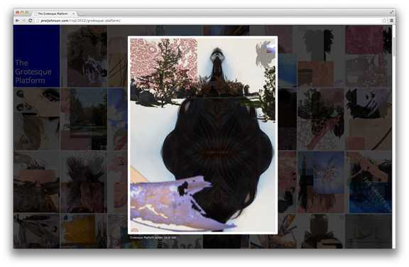 Grotesque Platform poster view