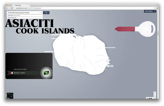 Tax Havens & Networks on the Map